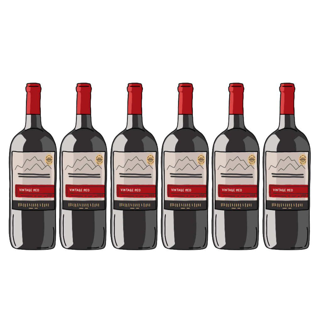 K and L Wines Online 2.0 Subscription Six Reds The Wine Club  ~ Six Bottles of Premium Everyday Drinking Elevated Edition