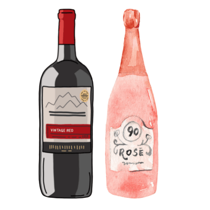 K and L Wines Online Subscription Red and Rosé Discovery Option ~ Two Bottles of Wine Subscription ~  Everyday Tiple