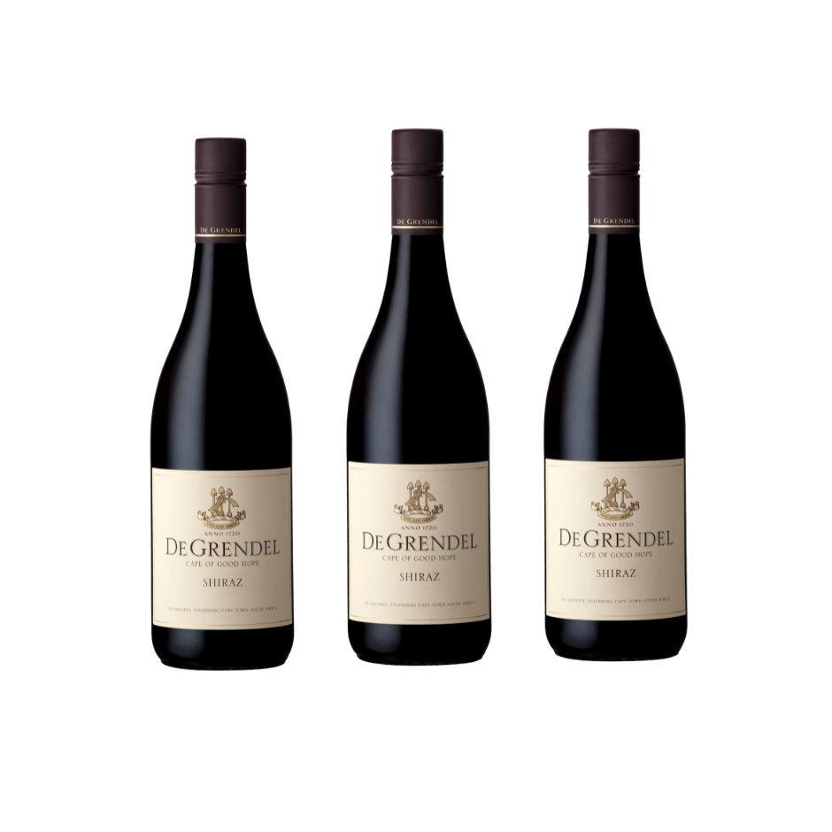 De Grendel South African Wine 3 Bottle Case De Grendel Shiraz 750 ml