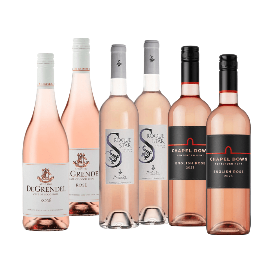 K and L Wines South African Wine Delicious Premium Rosé Mixed case 6 x 750 ml