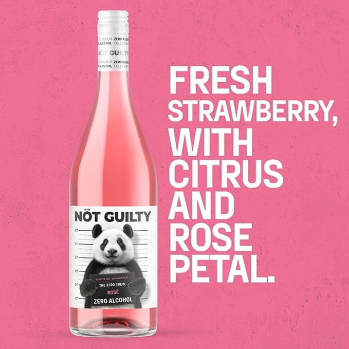 K & L Wines Online Not Guilty Alcohol Free Rosé Australian Wine 750 ml