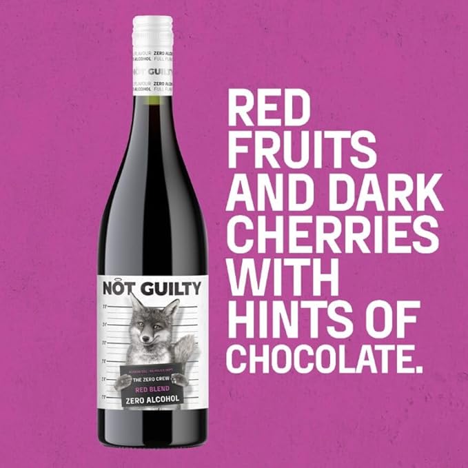 K & L Wines Online Not Guilty Red Blend Alcohol Free Australian Red Wine 750 ml