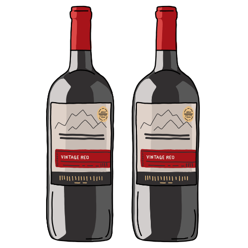 K and L Wines Online Subscription Two Reds Discovery Option ~ Two Bottles of Wine Subscription ~ Everyday Tiple