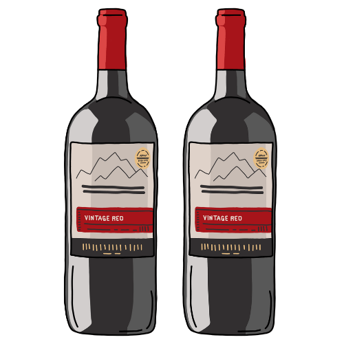 K and L Wines Online Subscription Two Reds Discovery Option ~ Two Bottles of Wine Subscription ~  Everyday Tiple