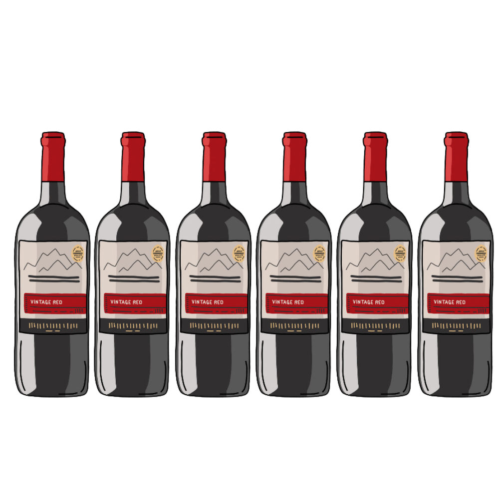 K and L Wines Online 2.0 Subscription Six Reds The Wine Club ~ Six Bottles of Premium Everyday Drinking Elevated Edition