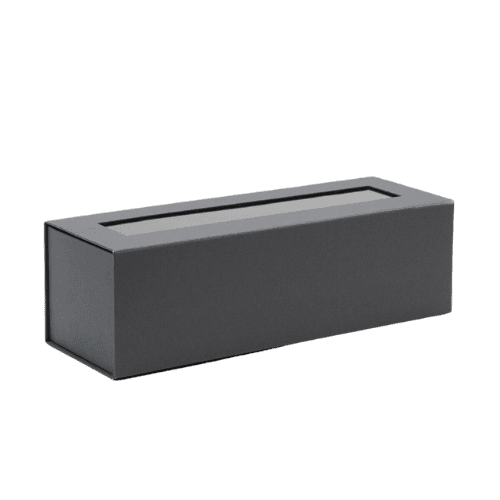 Dark Slate Gray 1 Bottle Charcoal Magnetic Folding Gift Box