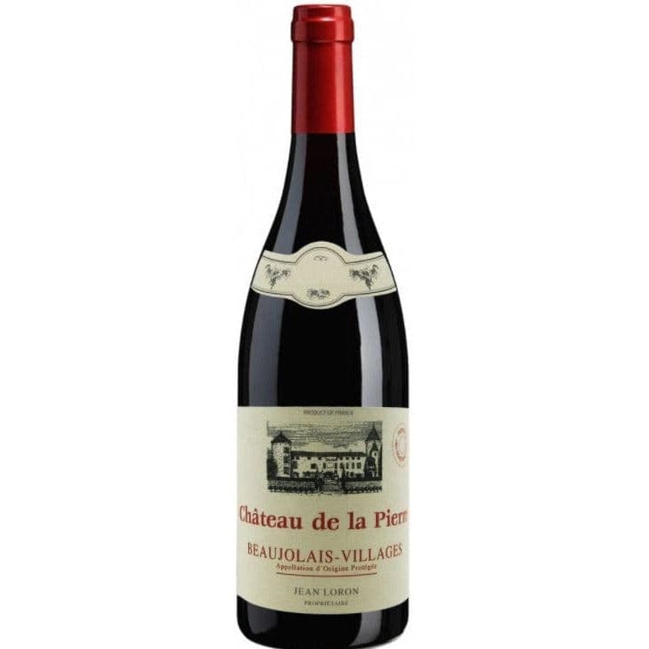 Dark Gray Beaujolais Villages Chateau De La Pierre 750ml