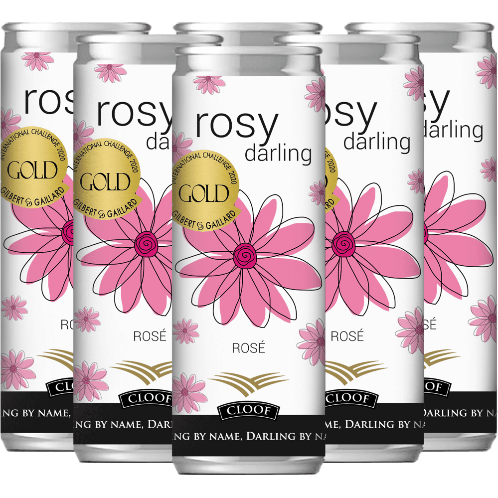 Thistle Cloof Wine in a Can Rosy Darling Pinotage Rosé-  6 x 250ml