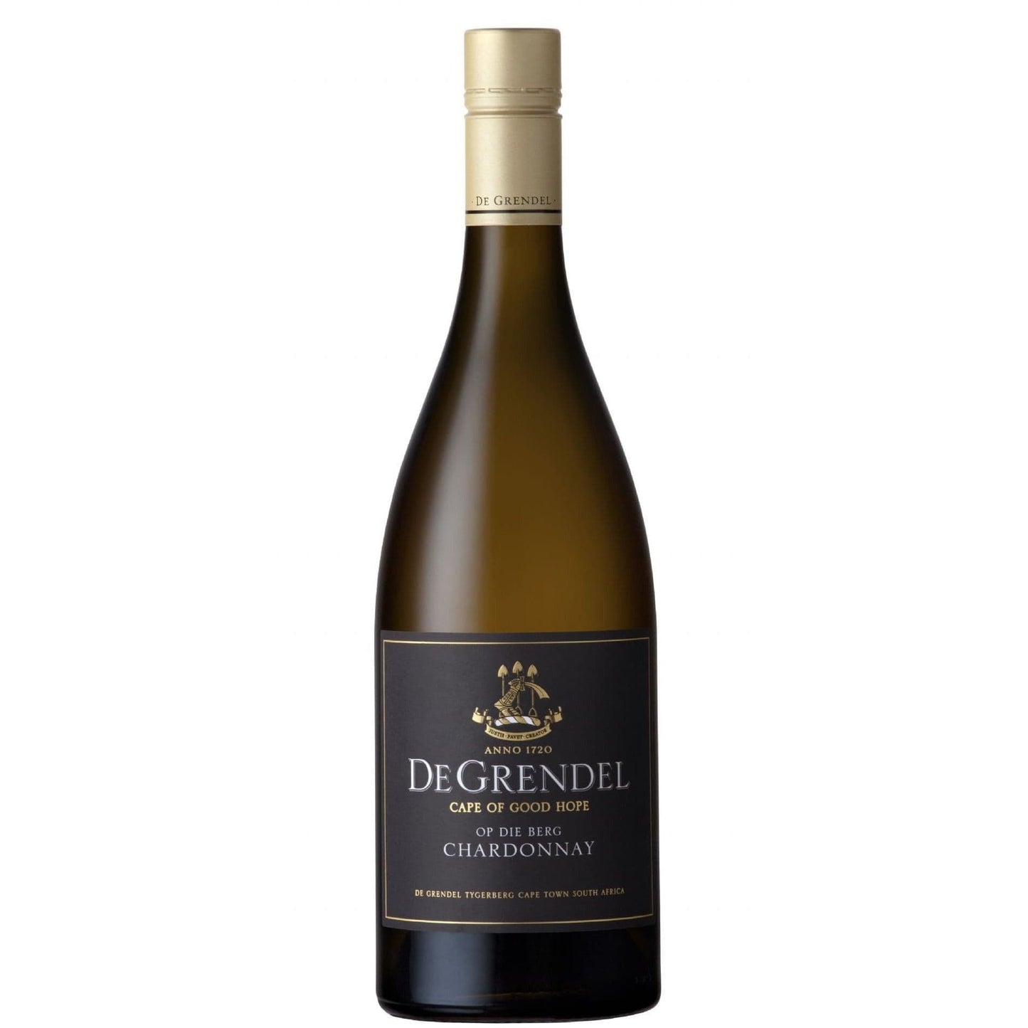 Dark Slate Gray De Grendel Op Die Berg Chardonnay 750 ml