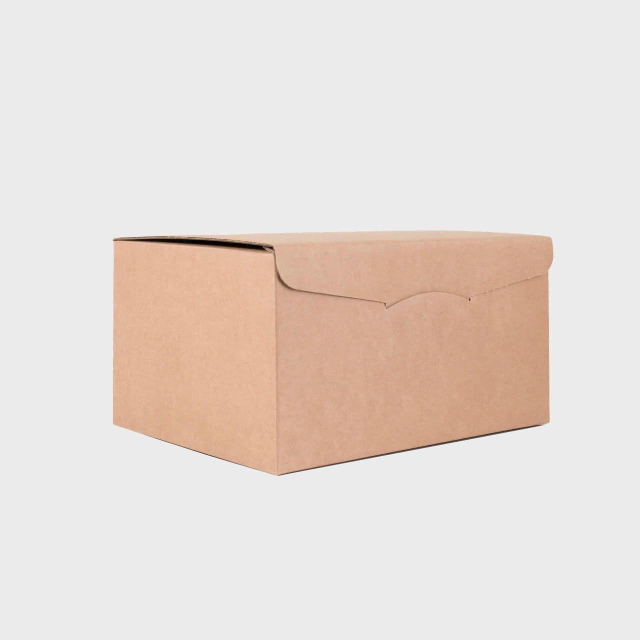 Light Gray 6 Bottle Kraft Natutal Gift Box