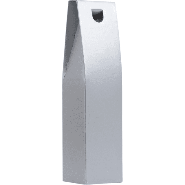 Gray 1 Bottle Gift Carton - Silver