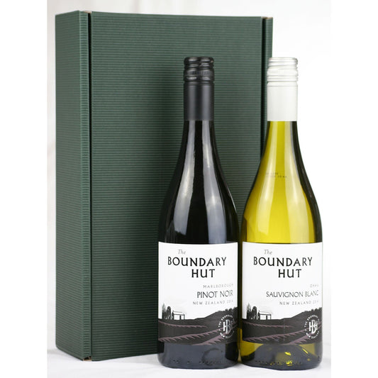 Dark Slate Gray Kiwi Couple - Sauvignon & Pinot Noir Gift Pair