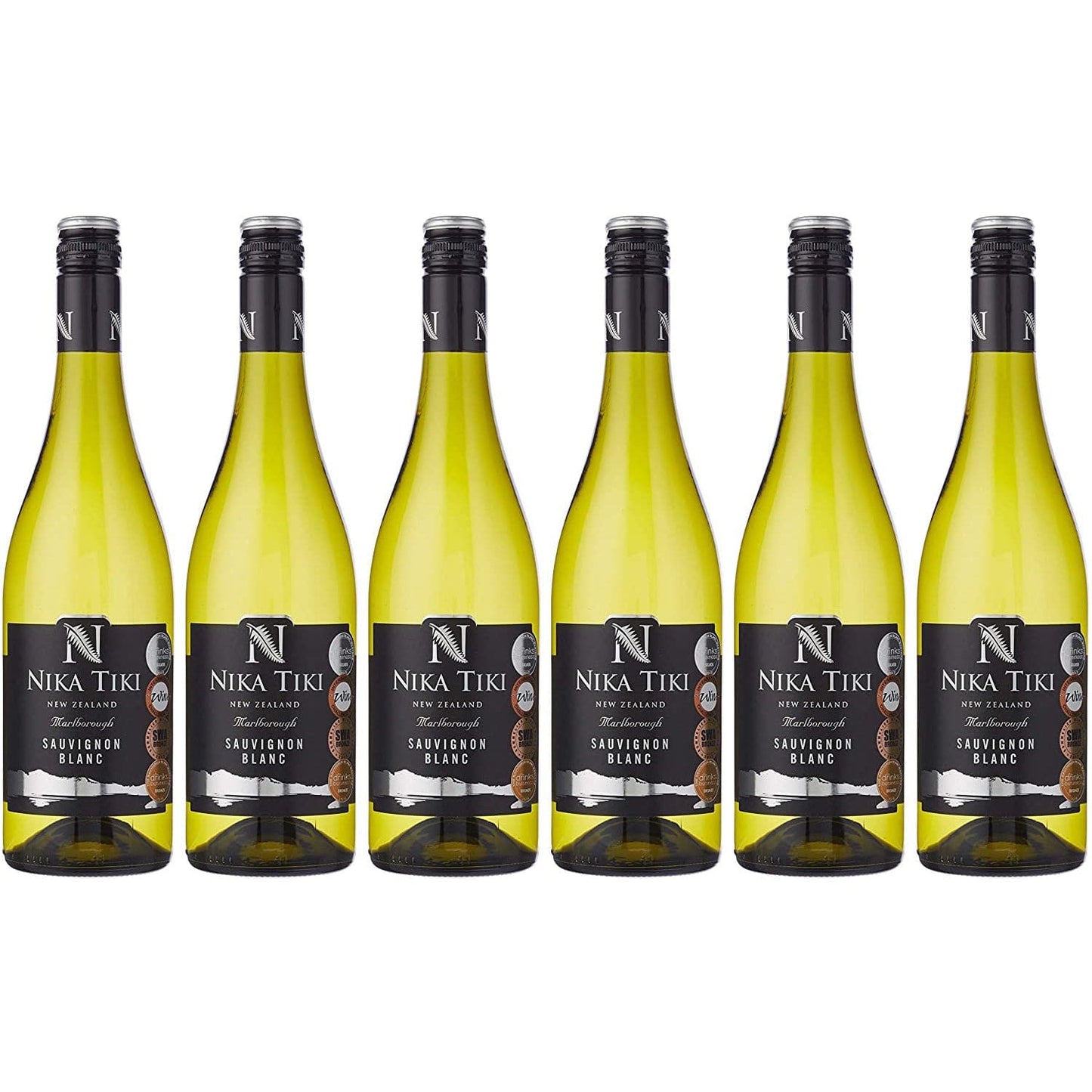 Dark Slate Gray Nika Tika Sauvignon Blanc Marlborough 6 x 750 ml