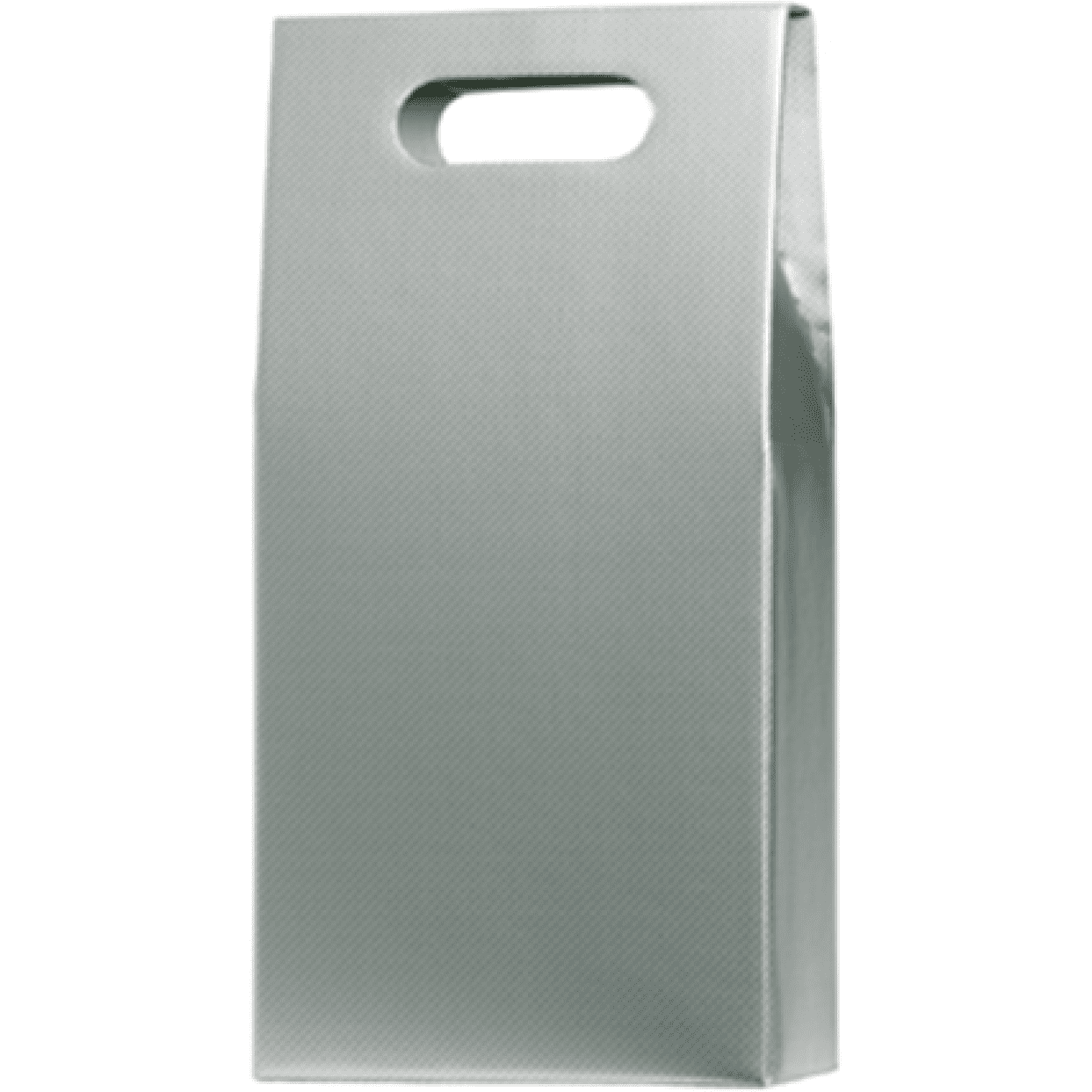 K and L Wines Gift Packaging Silver Two Bottle Box