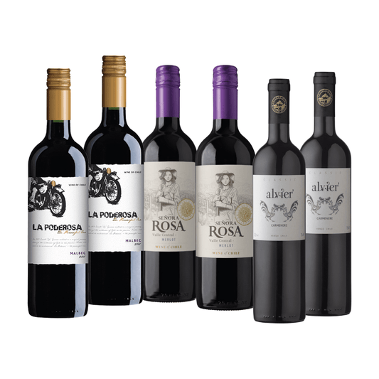 K and L Wines South African Wine Easy Drinking Red Wine Mixed case of Very quaffable Wine 6 x 750 ml