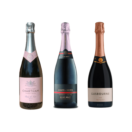 K & L Wines Online WIne English  Rose Sparkling 3 x 750 ml