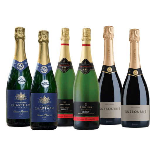 K & L Wines Online English Sparkling Mixed Case 6 x 750 ml