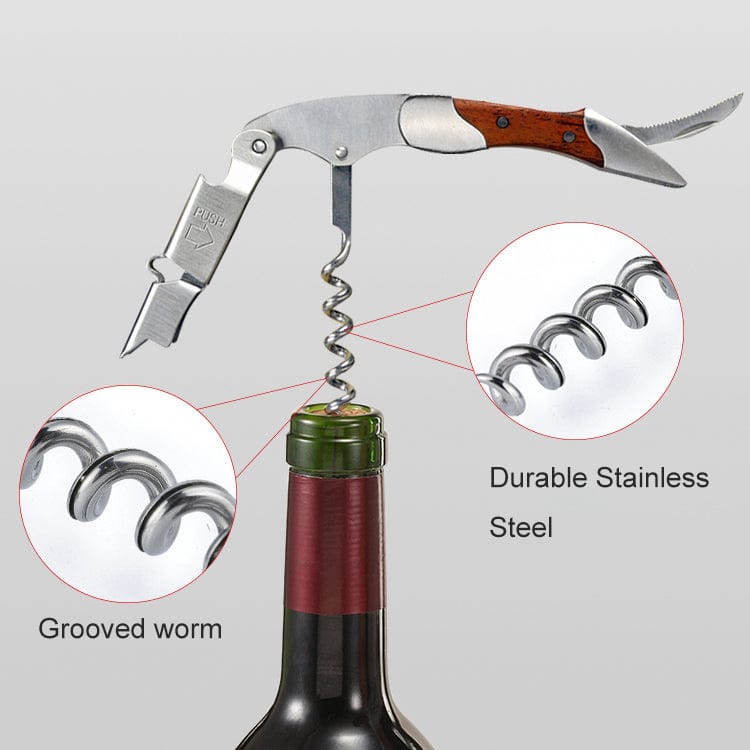 K and L Wines Online Wine Accesories L'Elysee Professional Waiters Friend Corkscrew with built-in Foil Cutter