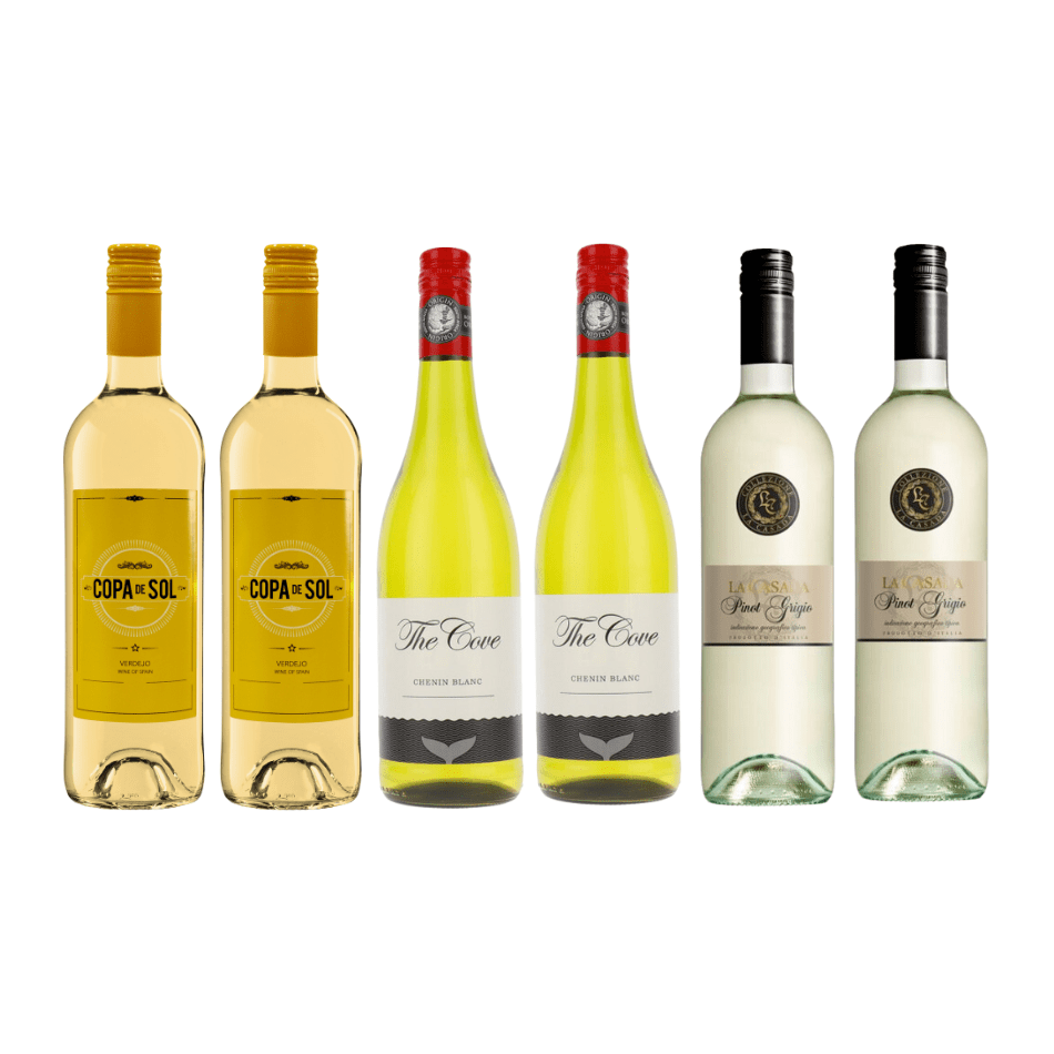K and L Wines South African Wine White wine mixed case of very quaffable wine  6 x 750 ml