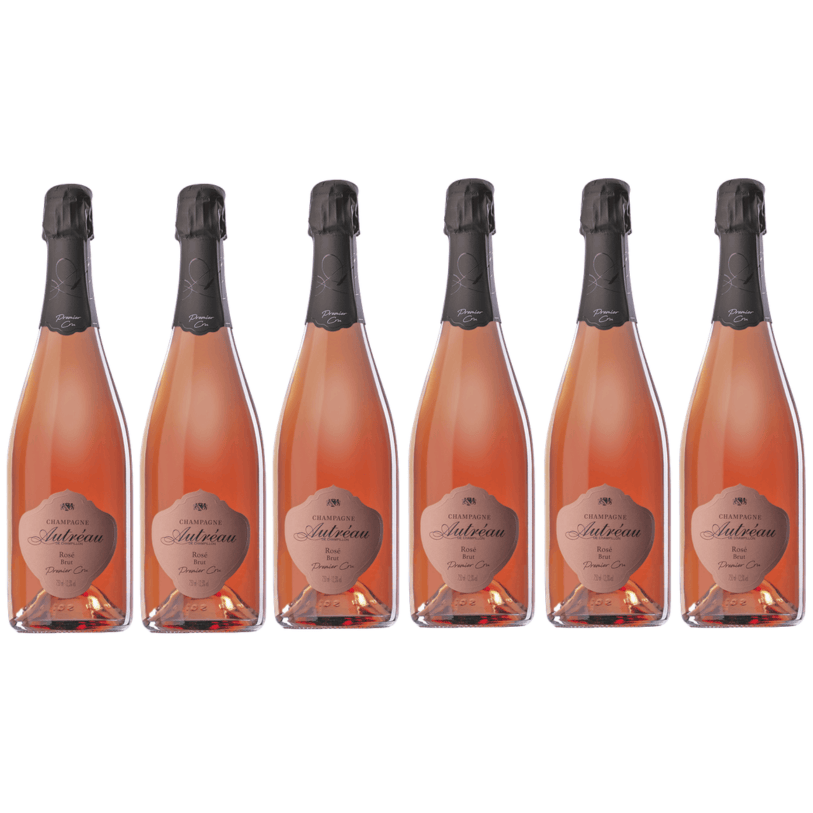 Autreau Autreau 1er Cru Brut  Rose Champagne  NV 6 x 750 ml