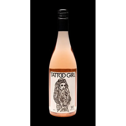 K & L Wines Online Tattoo Girl Rose 750