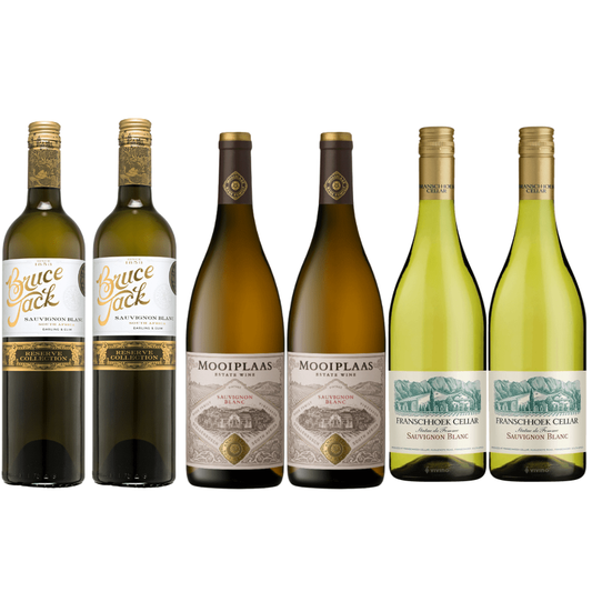 K and L Wines Online South African Wine Cape  Sauvignon Blanc Experience Case  6 x 750 ml