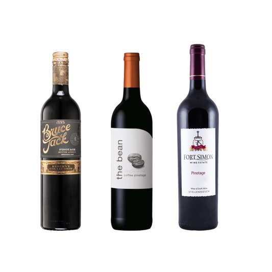 K and L Wines South African Wine Pinotage Mixed Case  3 x 750 ml