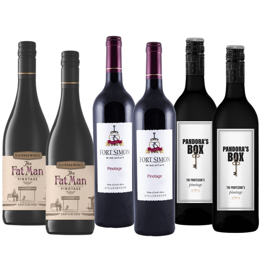 K and L Wines South African Wine Pinotage Mixed Case 6 x 750 ml