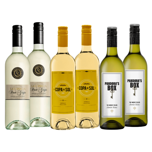 K and L Wines South African Wine White wine mixed case of very quaffable wine  6 x 750 ml