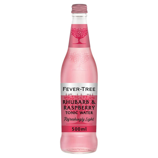 K & L Wines Online Mixer Fever Tree Rhubarb & Raspberry Tonic Water 500Ml