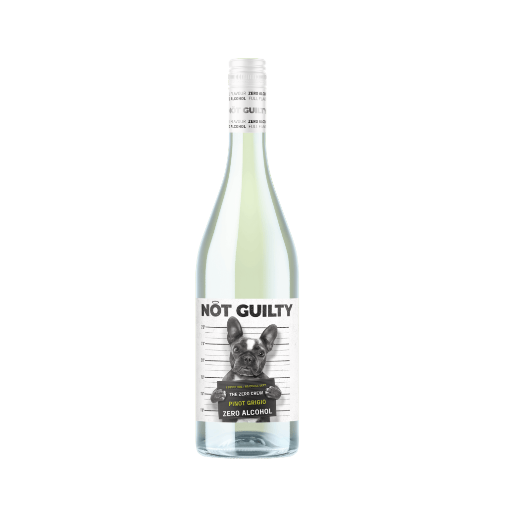 K & L Wines Online Not Guilty Pinot Grigio Alcohol Free Australian White Wine 750ml