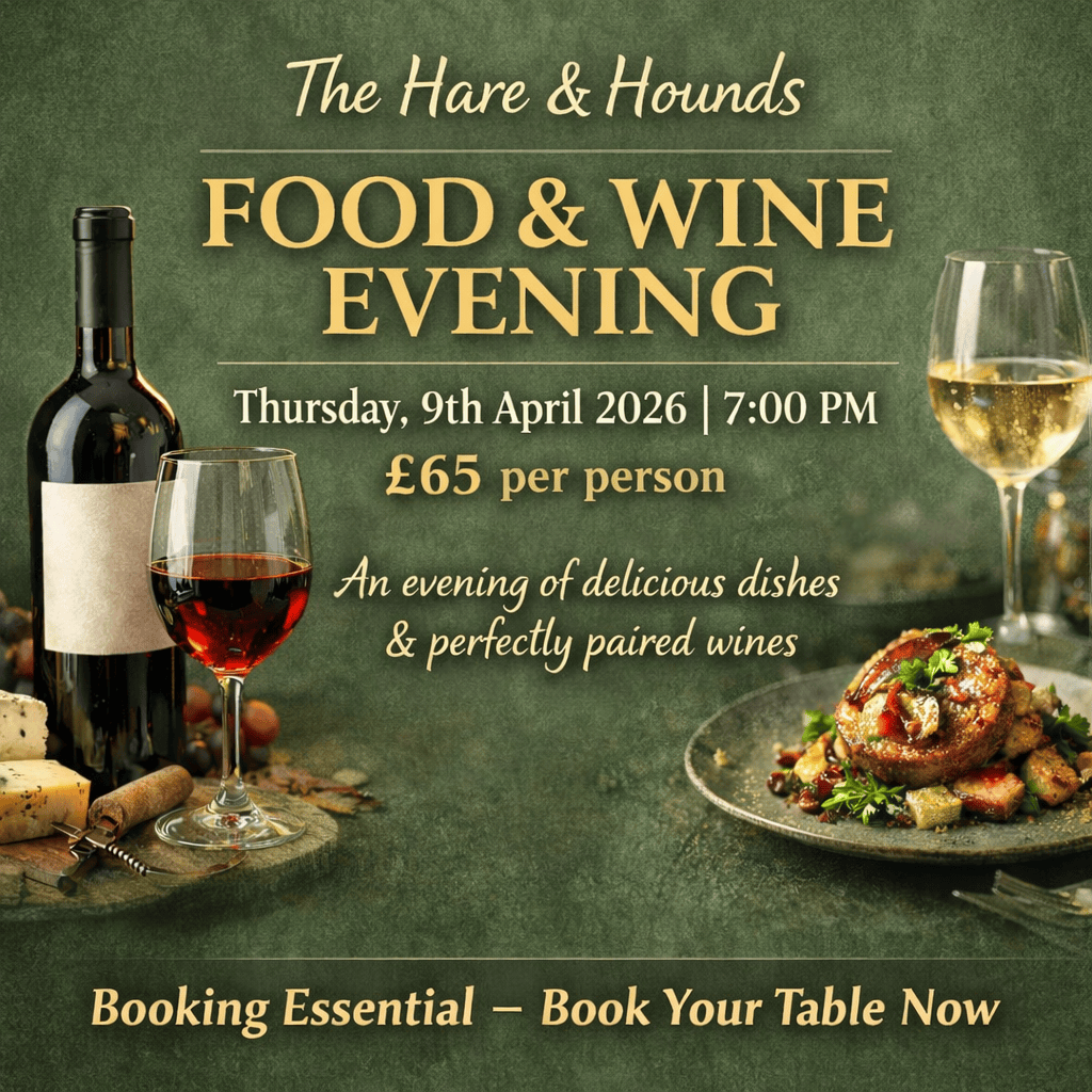 K & L Wines Online The Hare & Hound, Kent ~ 9th April 2026 ~ Spring Menu Launch