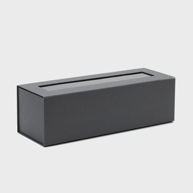 K and L Wines Online Gift Packaging 1 bottle charcoal magnetic folding gift box