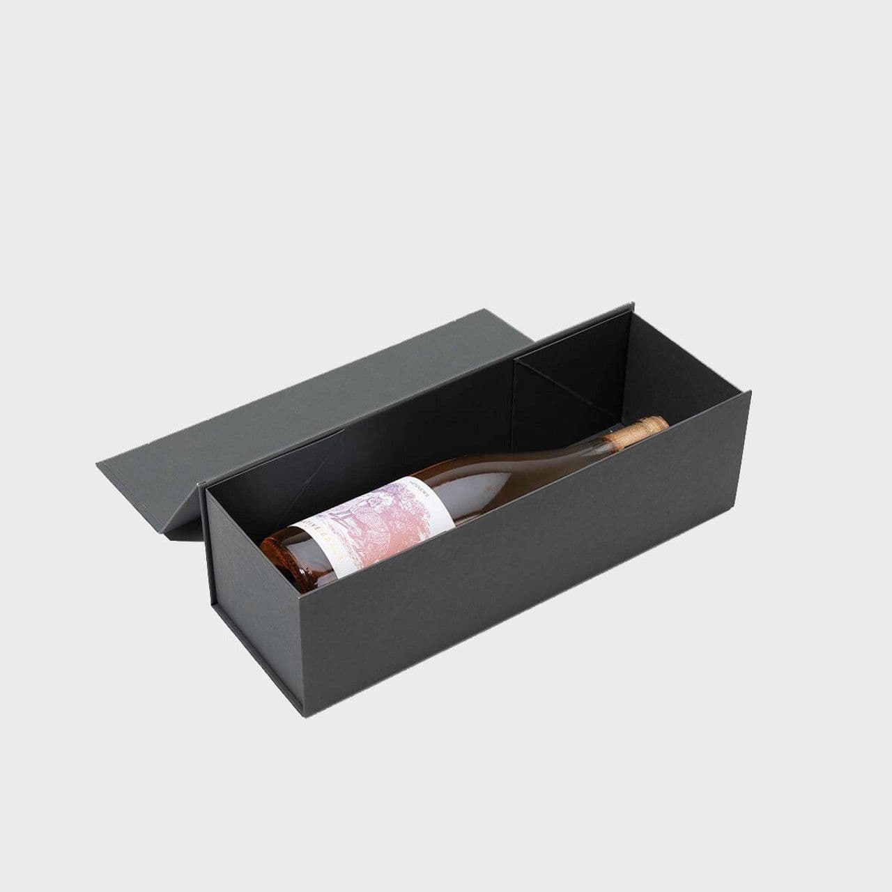 Lavender 1 Bottle Charcoal Magnetic Folding Gift Box