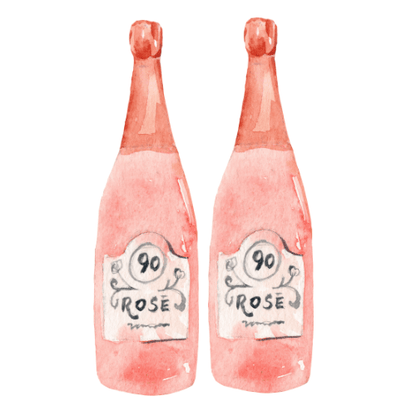 Light Pink Discovery Option ~ Two Premium Bottle of Wine Subscription