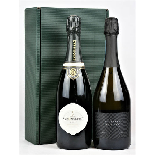K and L Wines South African Wine A little Sparkle -  Prosécco and Premium South African Sparkling Wine Gift Pack