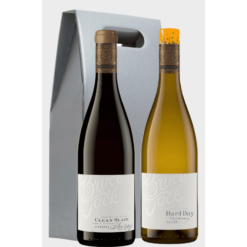 Light Gray Bruce Jack Heritage  Shiraz and Chardonnay Gift Pair