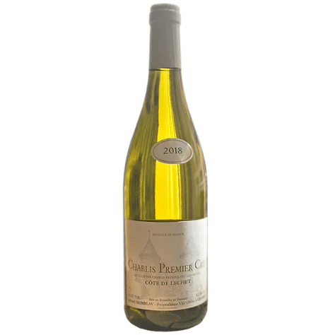 Dim Gray Chablis Premier Cru Domaine Tremblay C'te de Lechet 750 ml