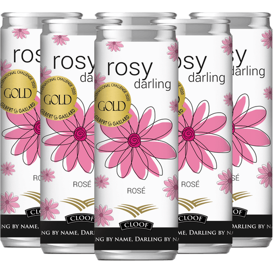 Cloof South African Wine Cloof Wine in a Can Rosy Darling Pinotage Rosé-  6 x 250ml