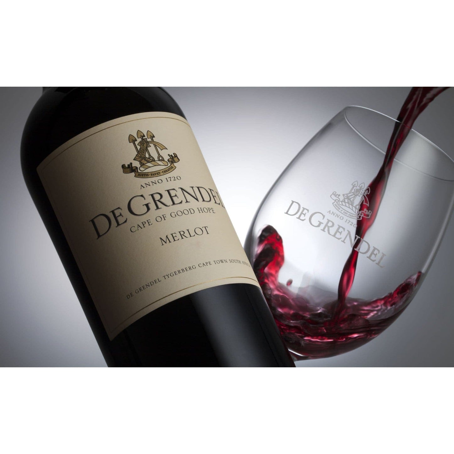 Dark Slate Gray De Grendel Merlot 750 ml