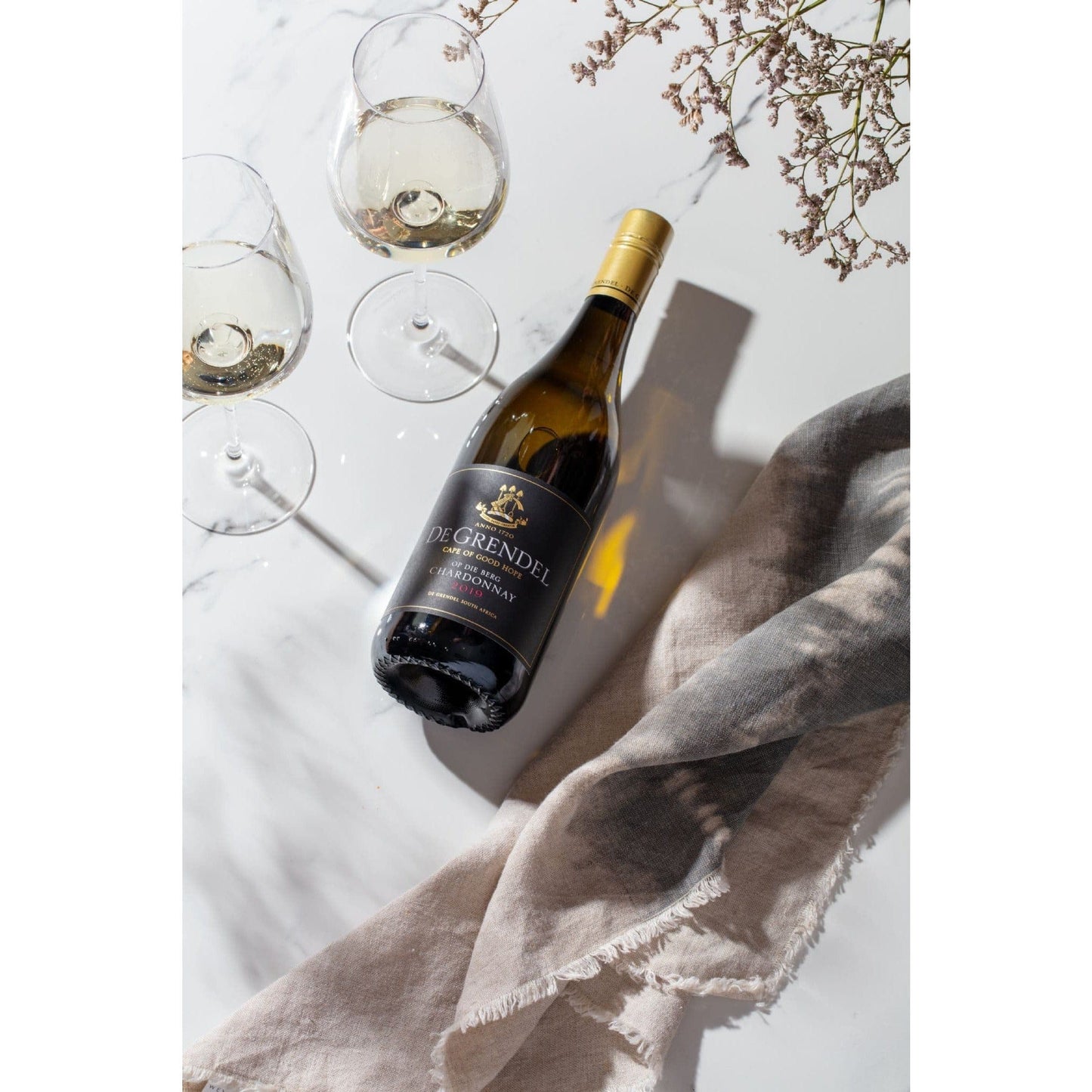 Light Gray De Grendel Op Die Berg Chardonnay 750 ml