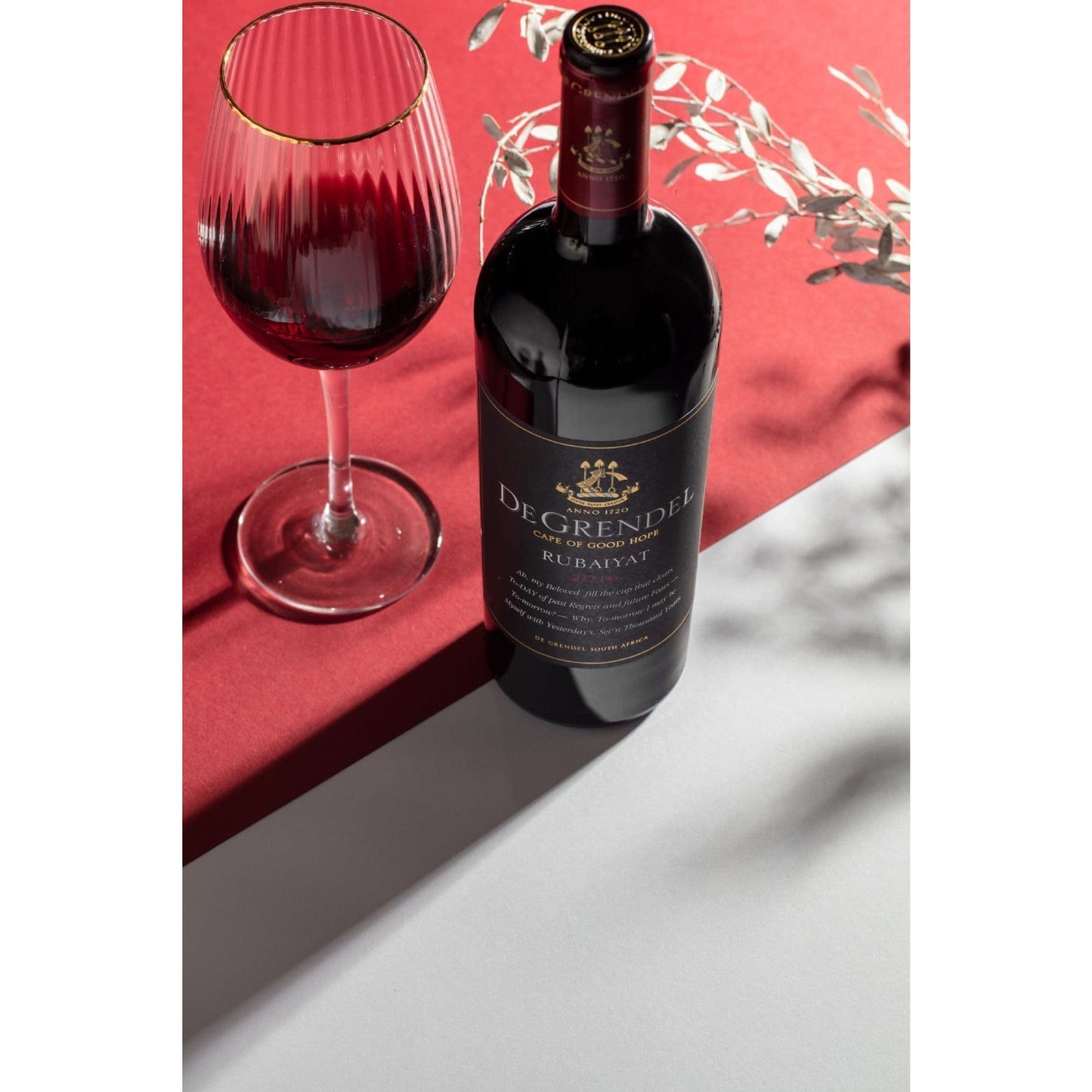Maroon De Grendel Rubaiyat  Premium Gift Package 750 ml