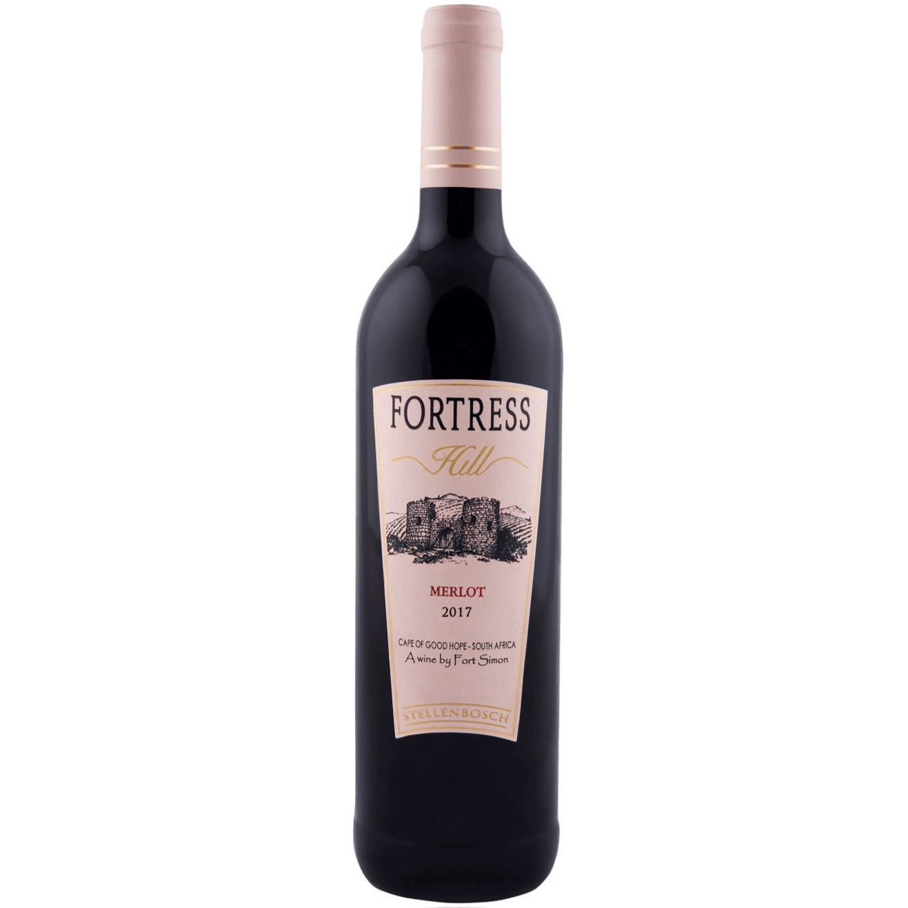 Dark Slate Gray Fortress Hill Merlot 750 ml