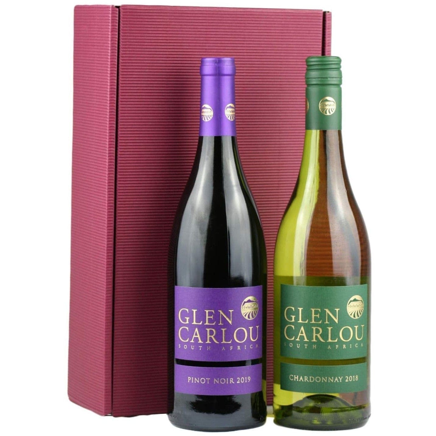 Dim Gray Glen Carlou Chardonnay and Pinot Noir Gift Pair