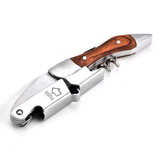 Light Gray L'Elysee Professional Waiters Friend Corkscrew with built-in Foil Cutter