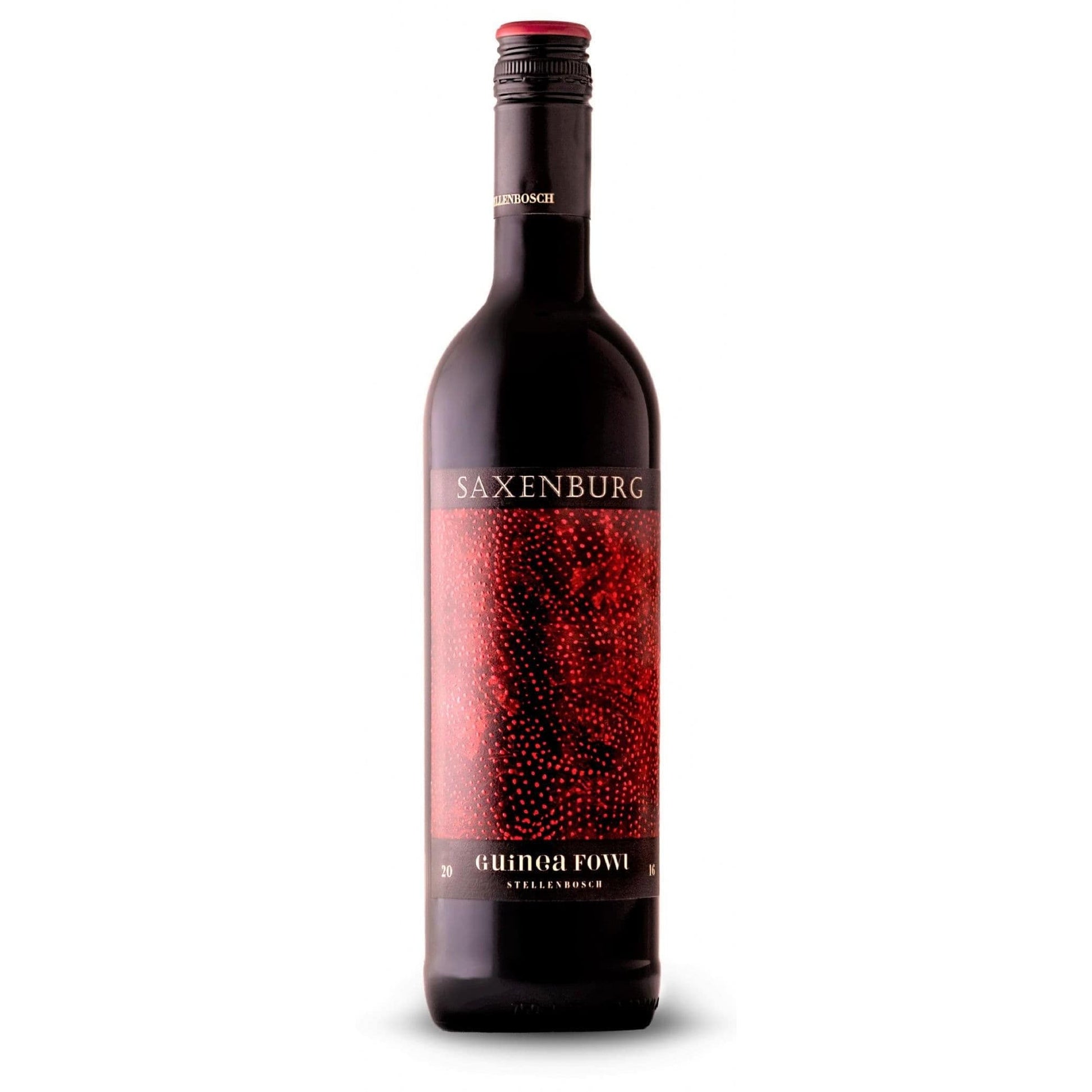 Saxenburg South African Wine Saxenburg Guinea Fowl Red Merlot Shiraz Cabernet Sauvignon   750 ml